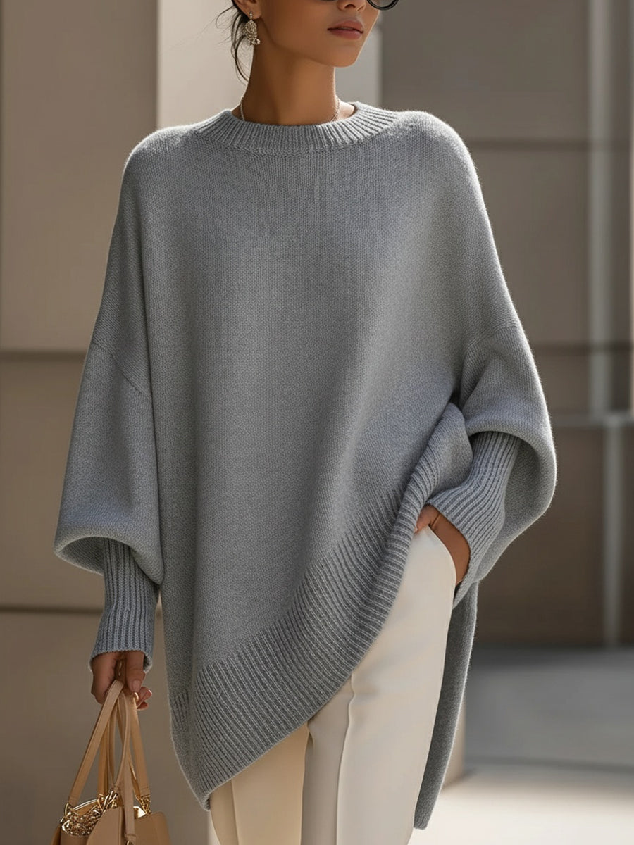 Luxe | Women's Oversized Drape Knit Sweater