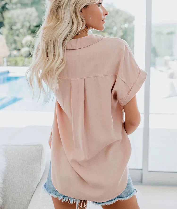Jolene | Women's Relaxed Button-Up Blouse