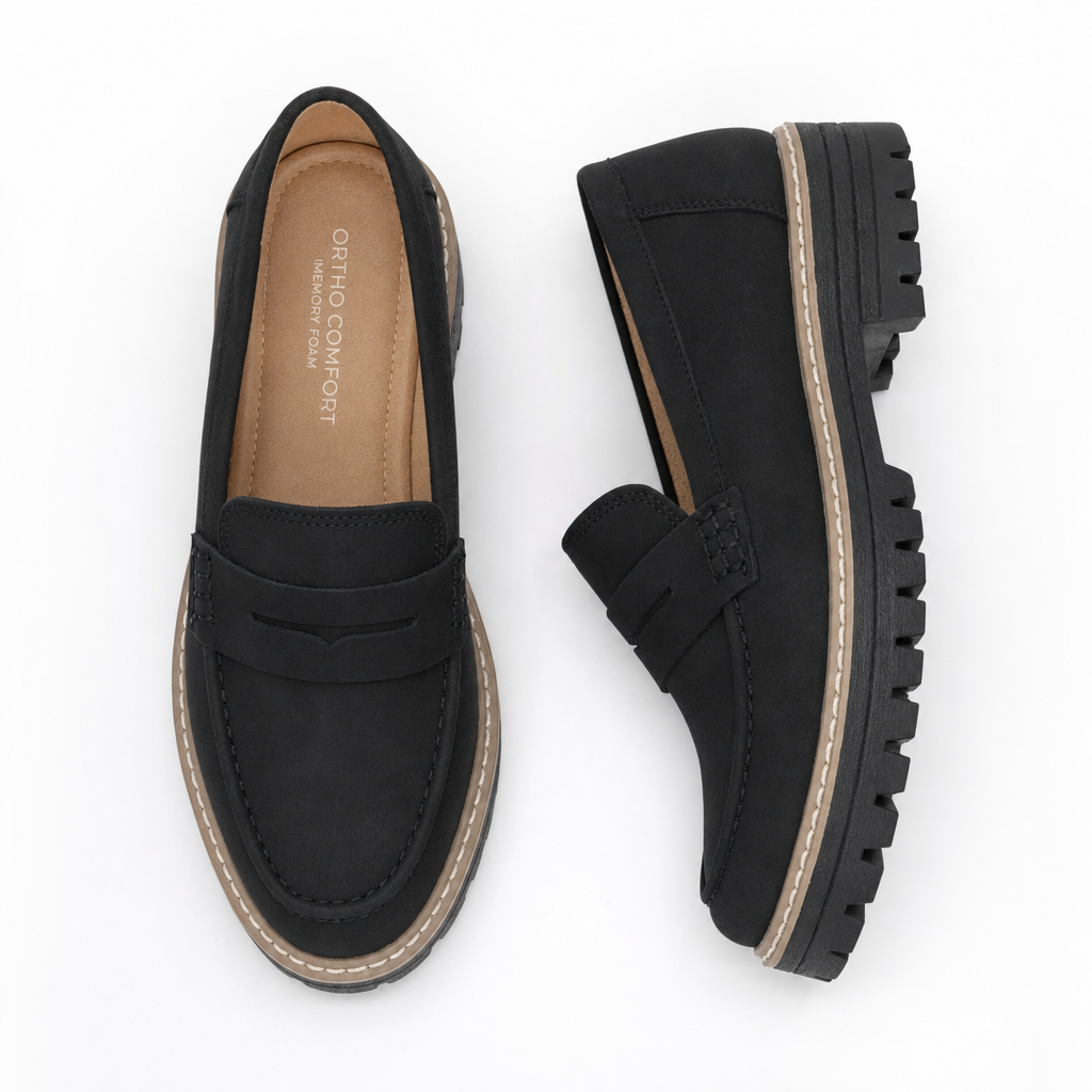 Avery | Women's Lug-Sole Platform Loafers — product image 3