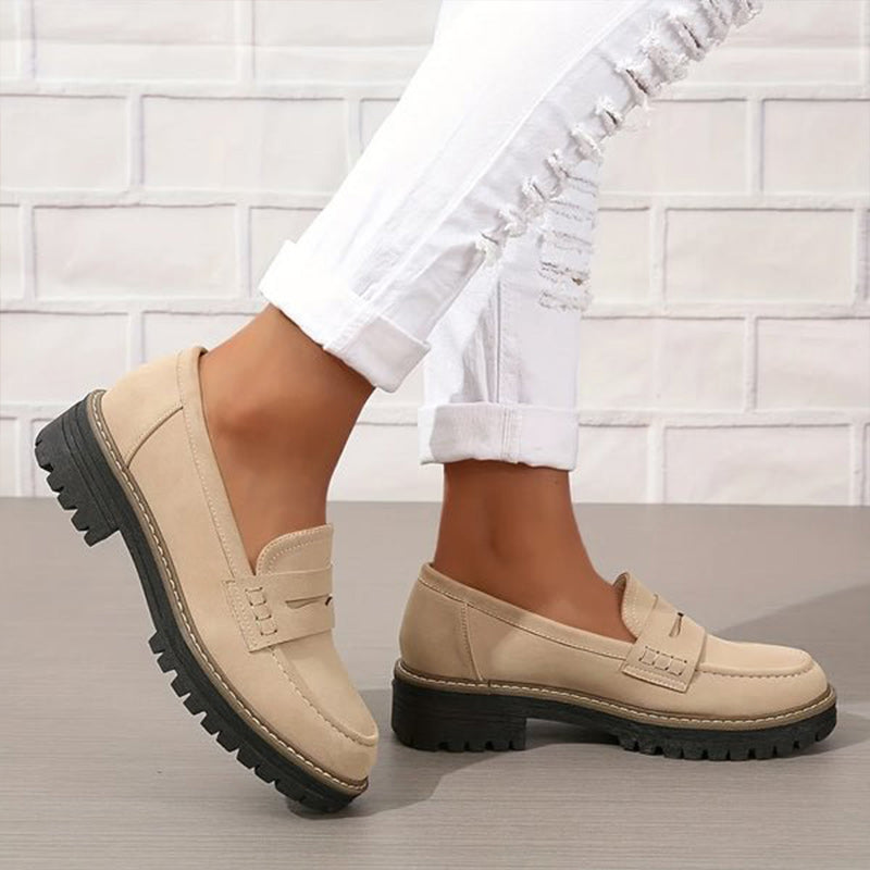 Avery | Women's Lug-Sole Platform Loafers — product image 6