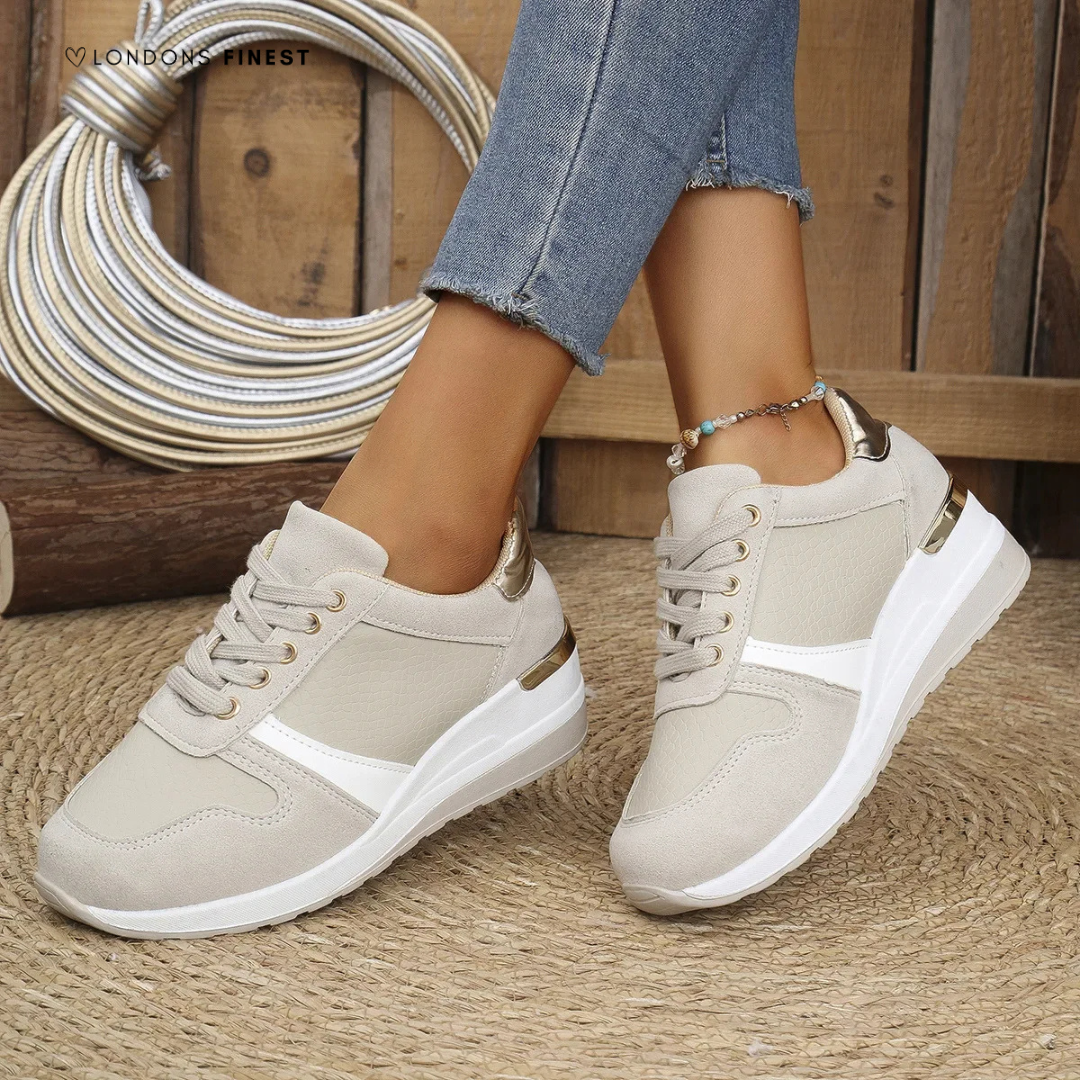 Brittany | Women's Lace-Up Platform Sneakers — product image 1