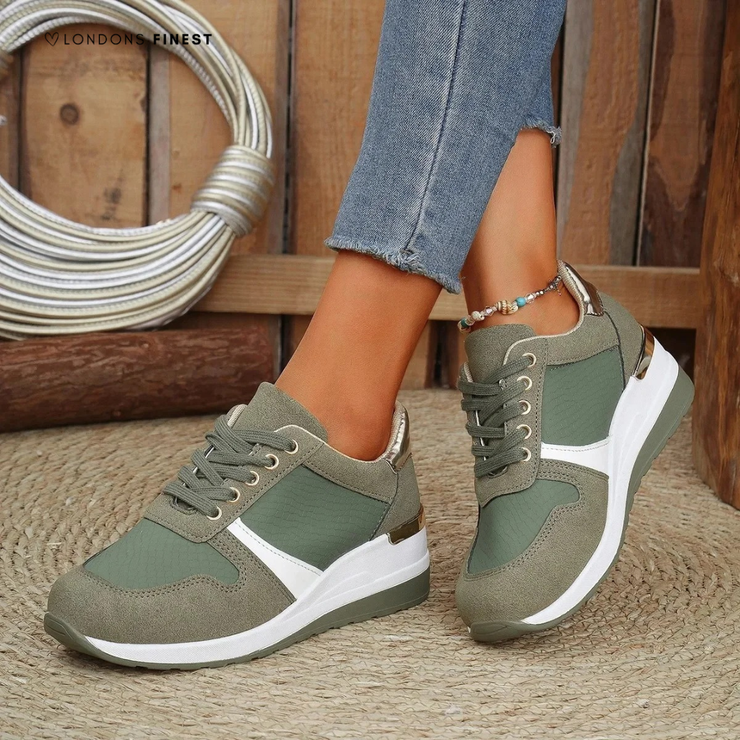 Brittany | Women's Lace-Up Platform Sneakers — product image 2