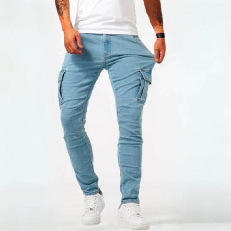 Dominic | Men's Straight-Leg Stretch Jeans — product image 4