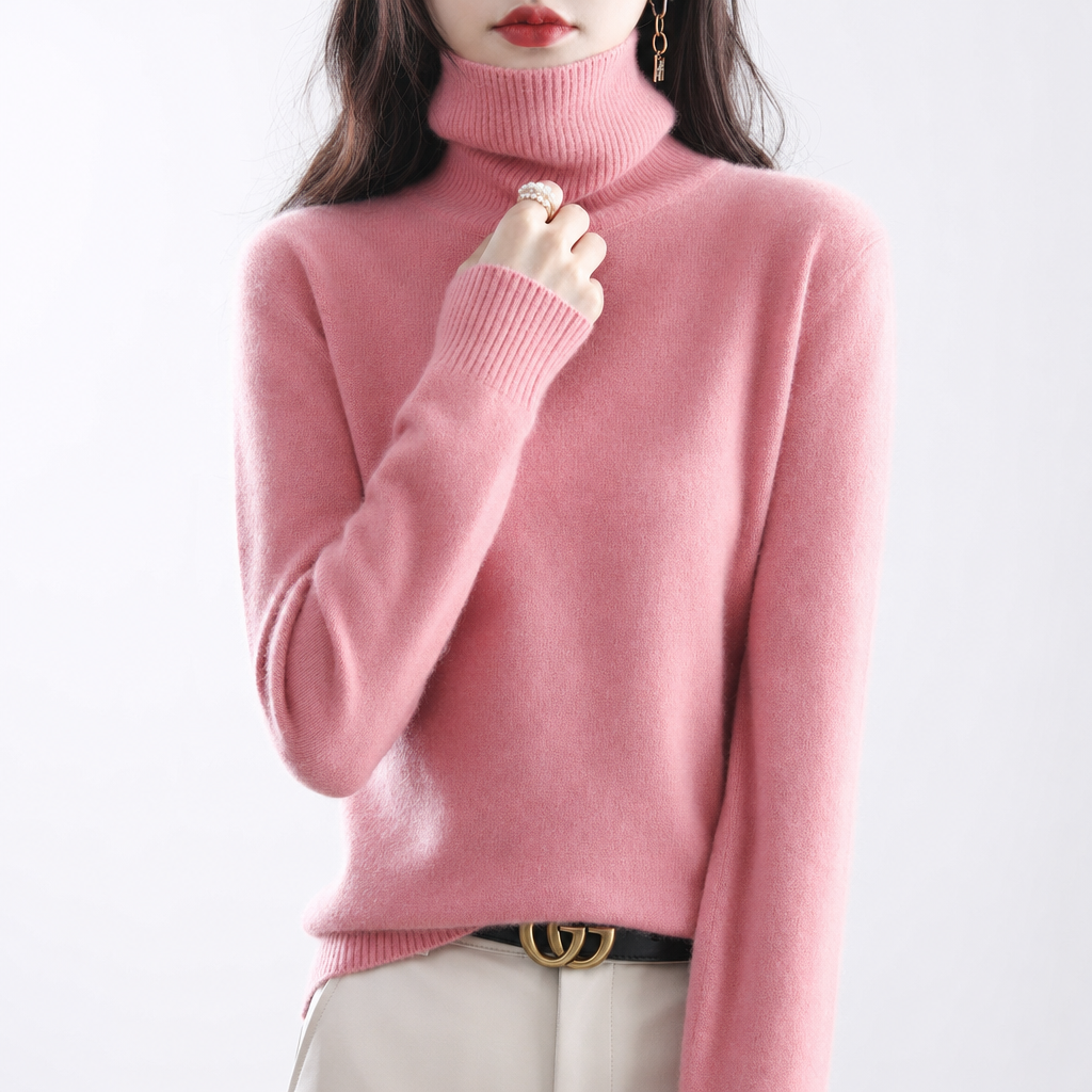 Elara | Women's Fitted Turtleneck Sweater — product image 3