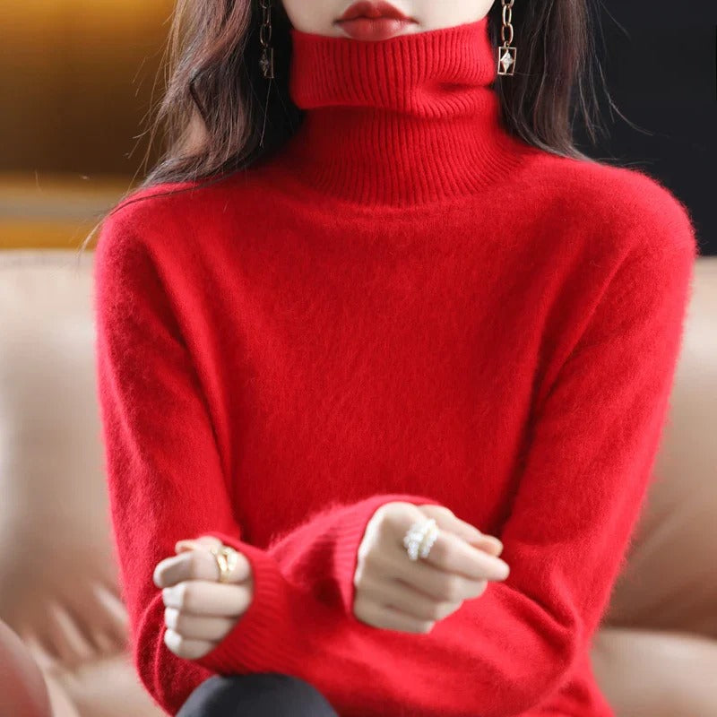 Elara | Women's Fitted Turtleneck Sweater — product image 12