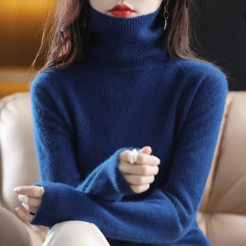 Elara | Women's Fitted Turtleneck Sweater — product image 18