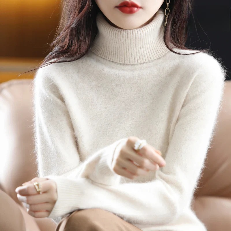 Elara | Women's Fitted Turtleneck Sweater — product image 22