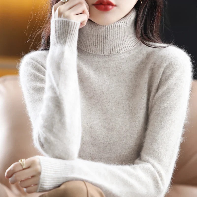 Elara | Women's Fitted Turtleneck Sweater — product image 23