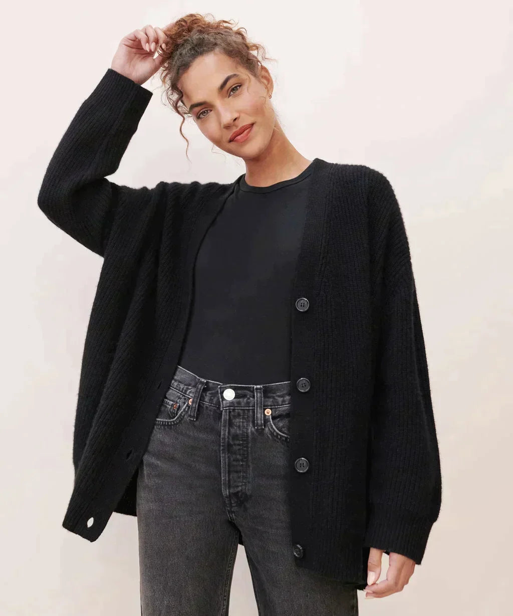 Elise | Women's Oversized Button-Front Cardigan — product image 7