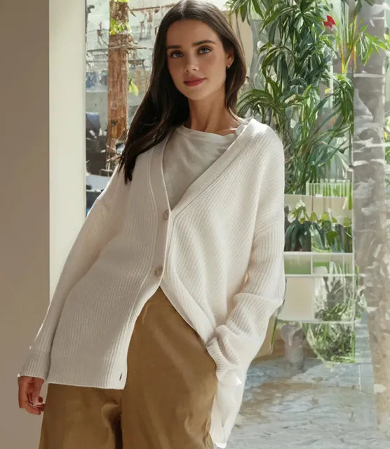 Elise | Women's Oversized Button-Front Cardigan — product image 13