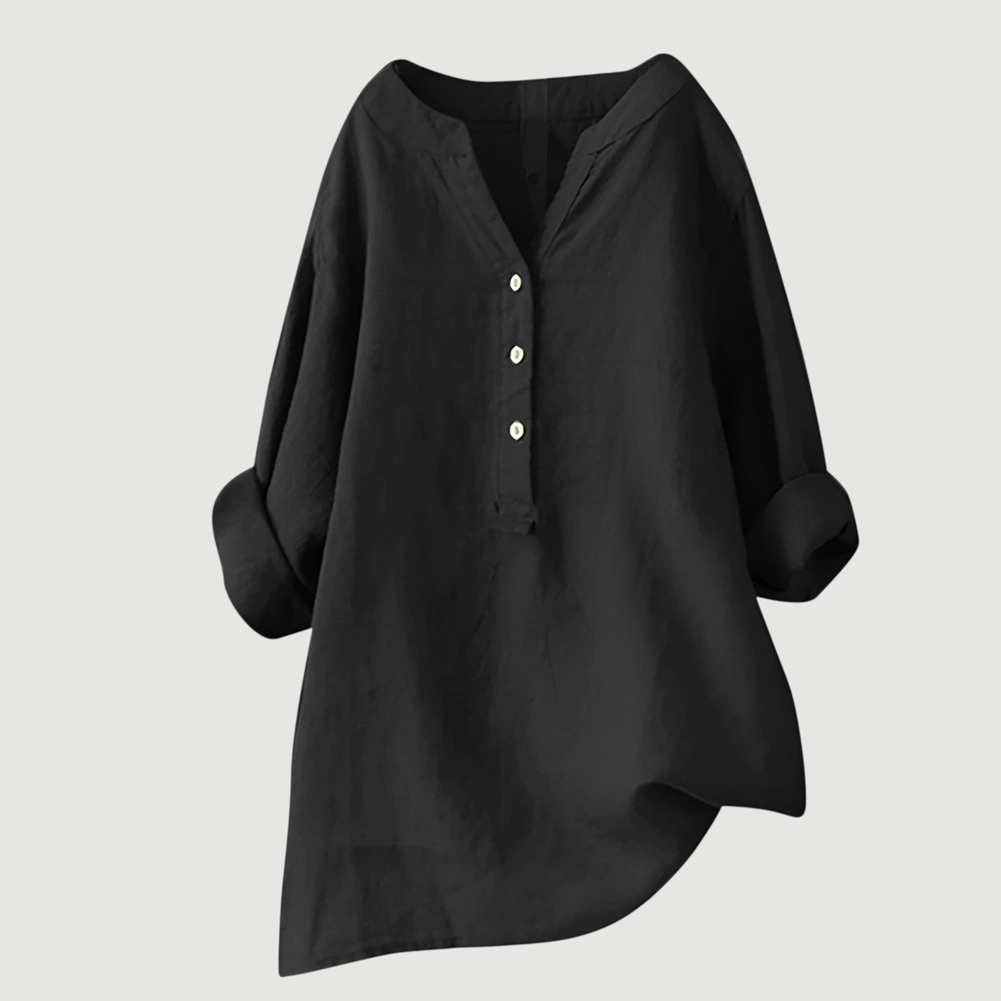 Freja | Women's Button-Front Tunic Blouse — product image 5