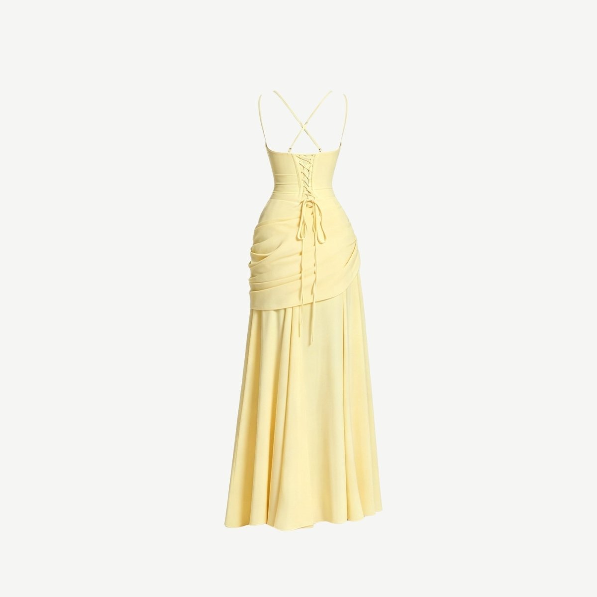Geneva | Women's Ruched Corset Evening Gown