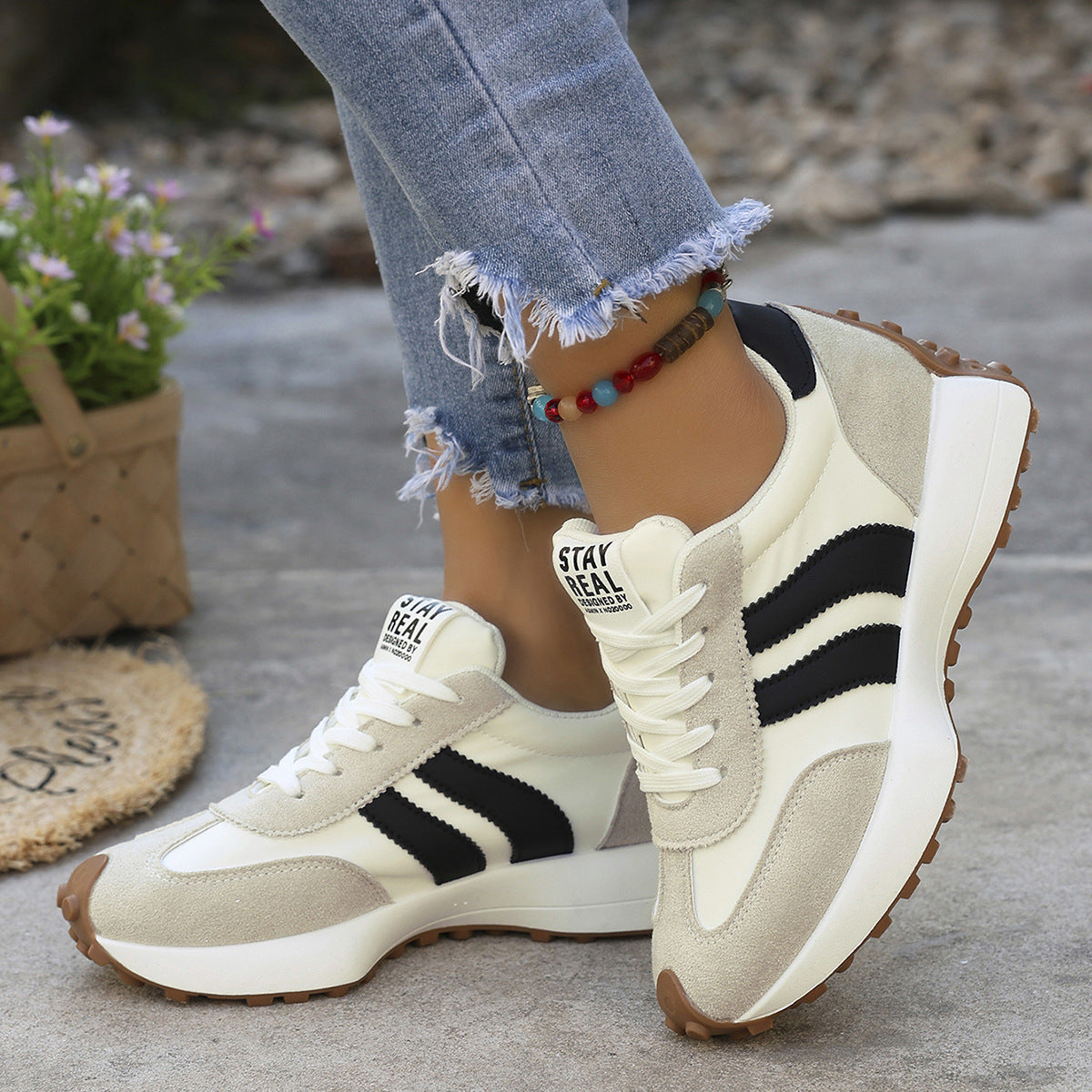 Kaia | Women's Retro Lace-Up Sneakers — product image 15