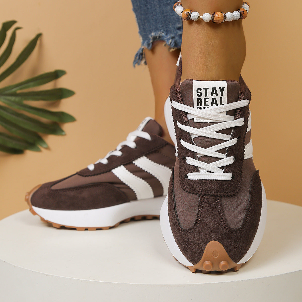 Kaia | Women's Retro Lace-Up Sneakers — product image 31