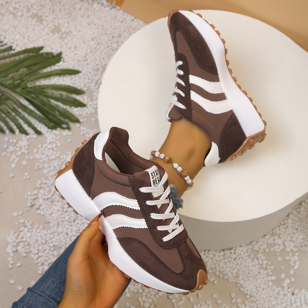 Kaia | Women's Retro Lace-Up Sneakers — product image 33