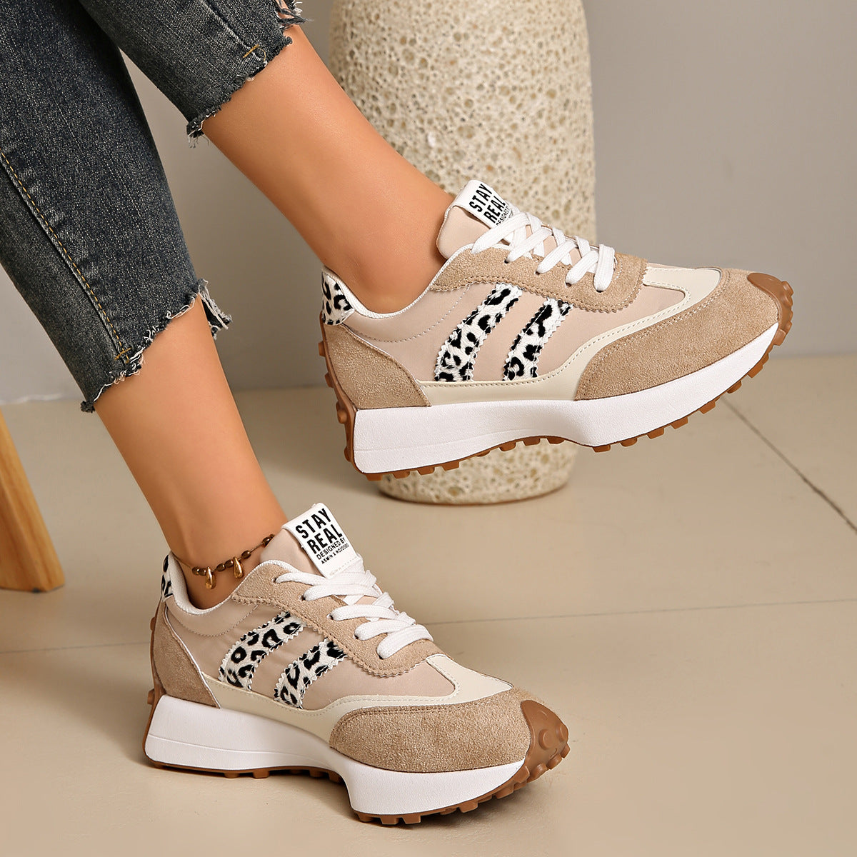 Kaia | Women's Retro Lace-Up Sneakers — product image 34
