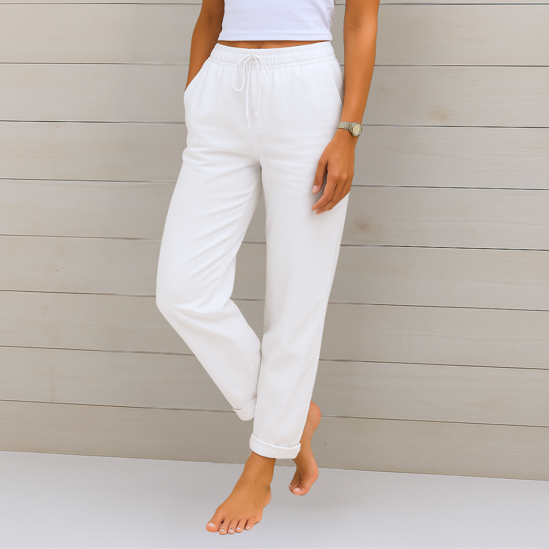Lori | Women's Elastic-Waist Casual Trousers — product image 2