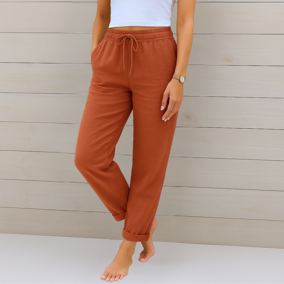 Lori | Women's Elastic-Waist Casual Trousers — product image 6
