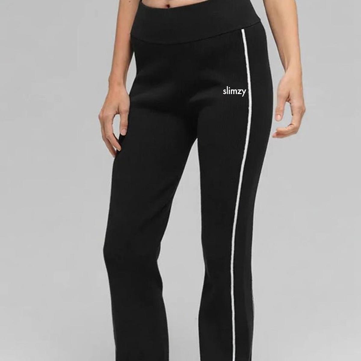 Slimzy Track Premium Flare Ballet Trousers – Black