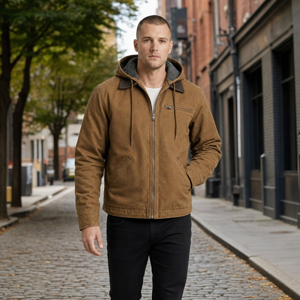 Mason | Men's Hooded Zip-Front Jacket — product image 2