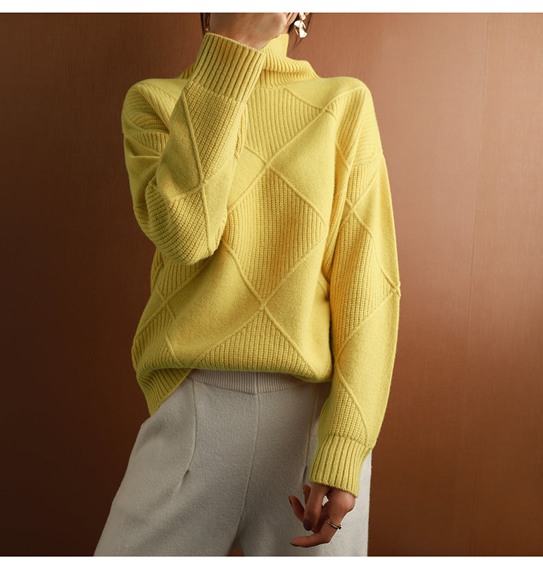 Nora | Women's Ribbed Turtleneck Sweater — product image 5