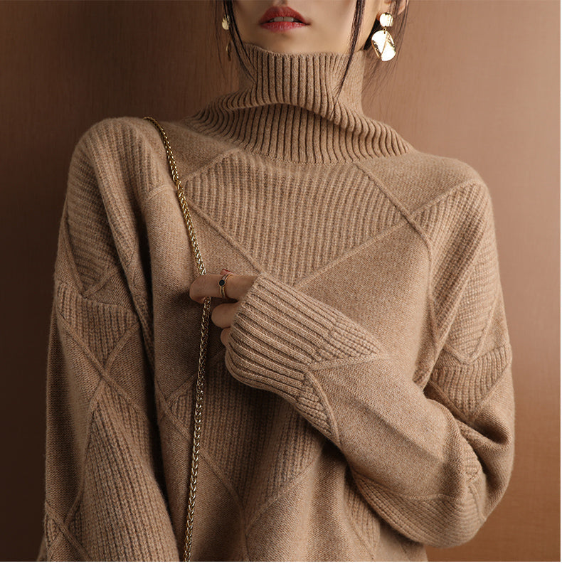 Nora | Women's Ribbed Turtleneck Sweater — product image 16