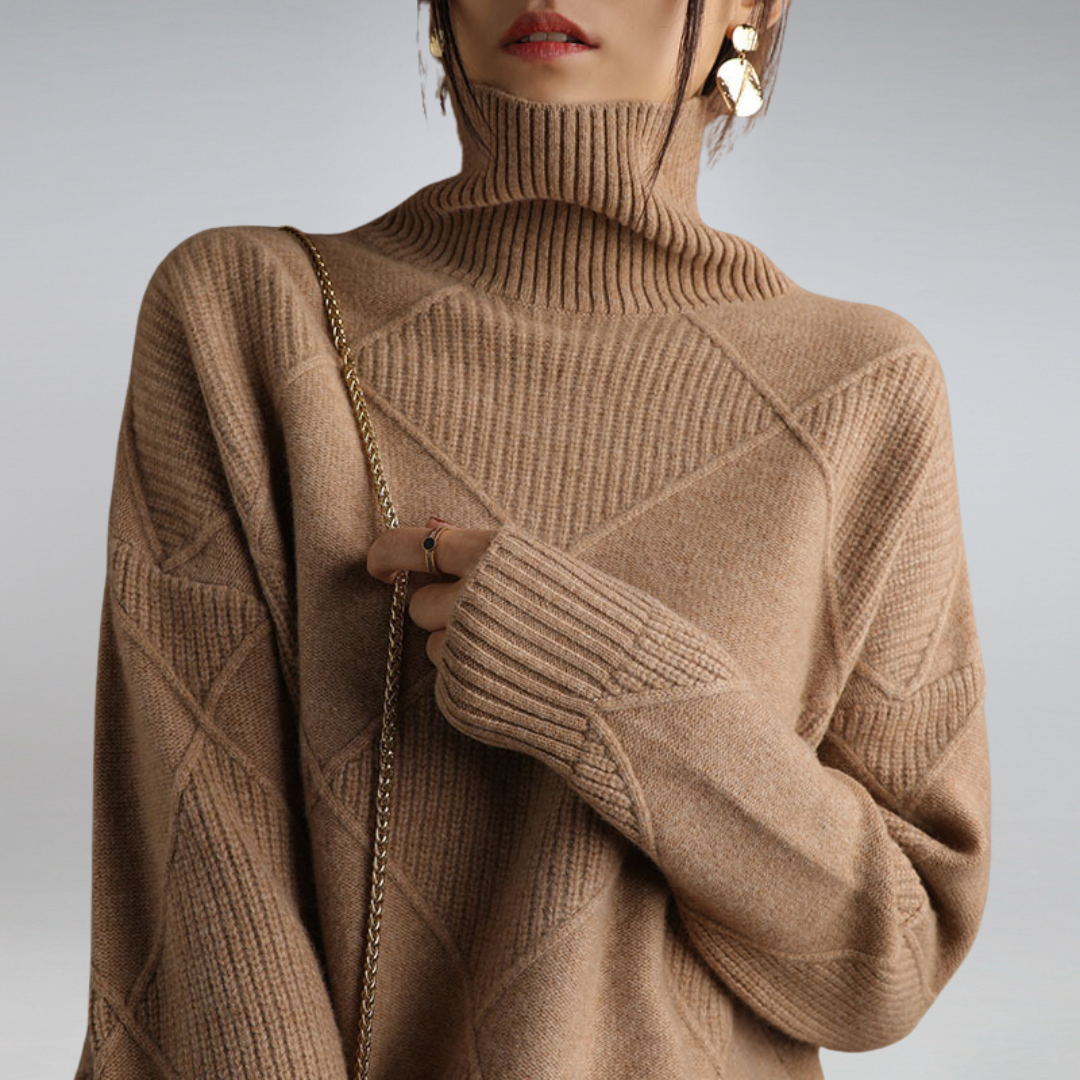 Nora | Women's Ribbed Turtleneck Sweater — product image 18