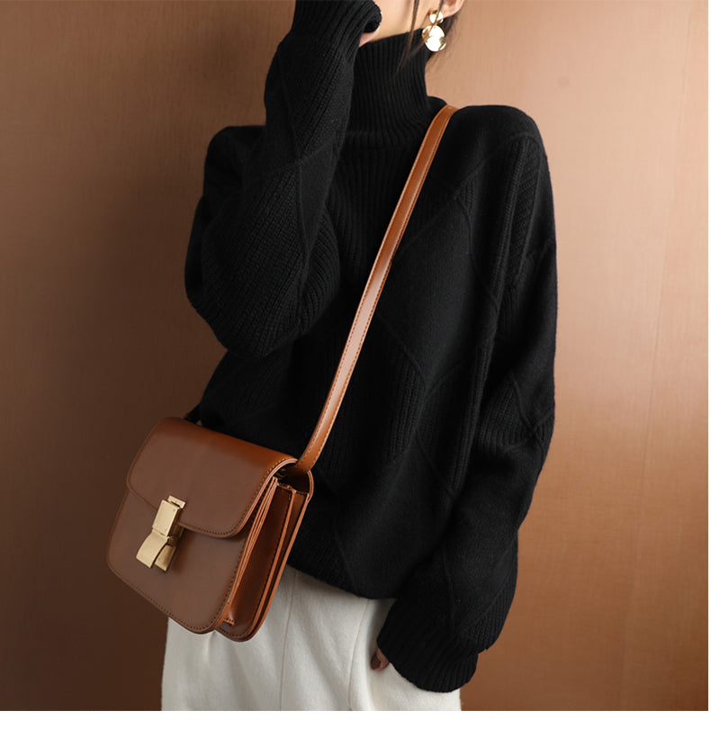 Nora | Women's Ribbed Turtleneck Sweater — product image 26