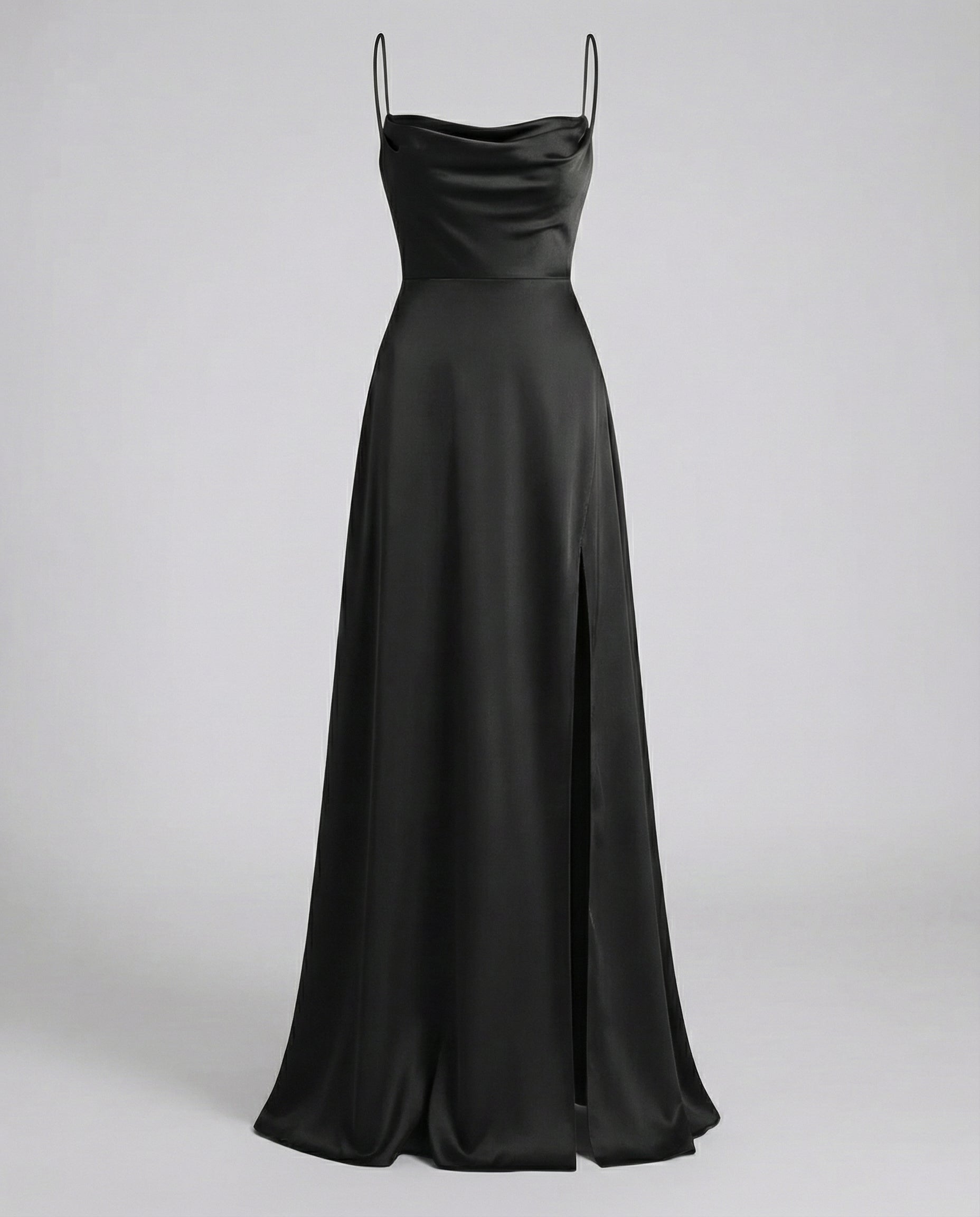 Slimzy Women's Cowl-Neck Side-Slit Maxi Dress – product image 10 of 11