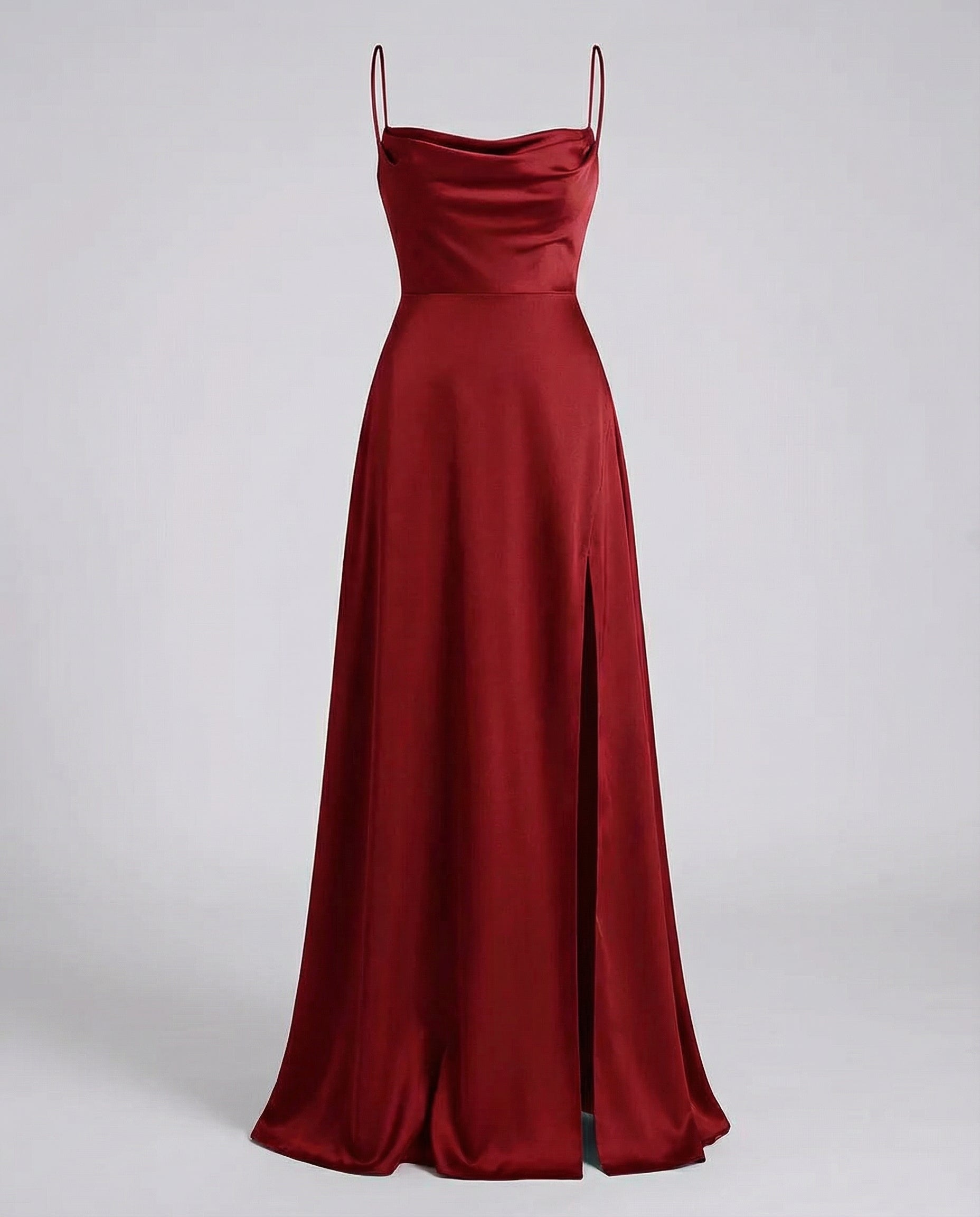Slimzy Women's Cowl-Neck Side-Slit Maxi Dress – product image 4 of 11
