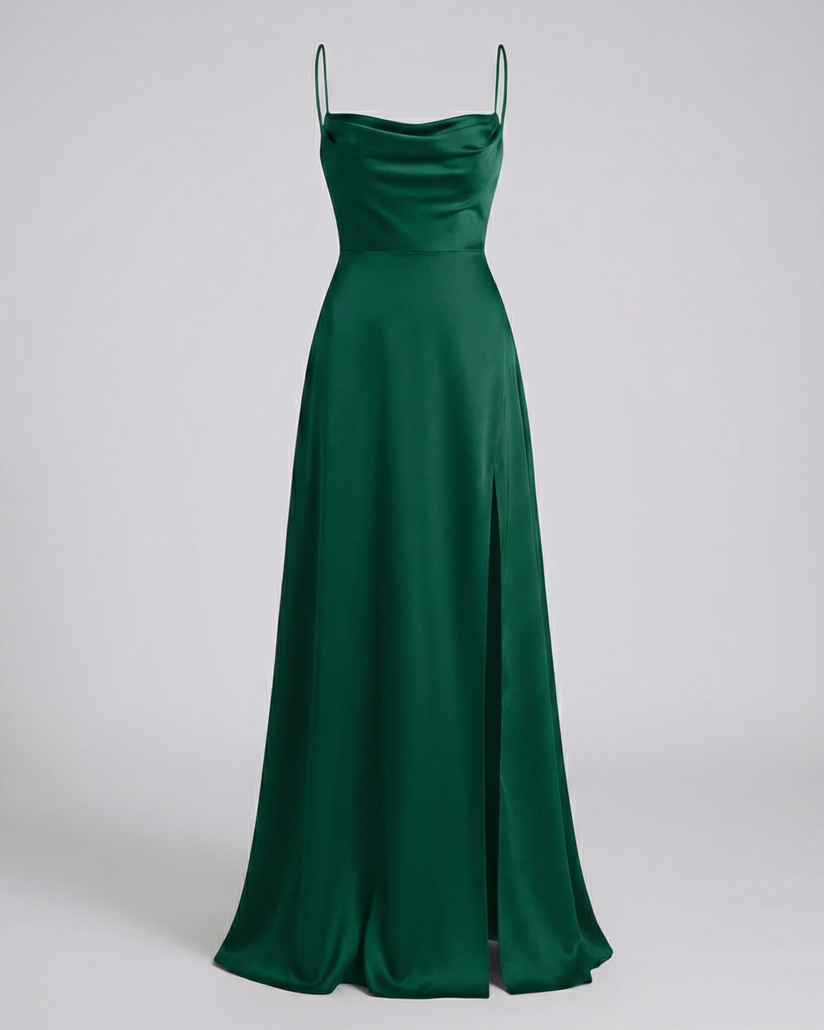 Slimzy Women's Cowl-Neck Side-Slit Maxi Dress – product image 6 of 11