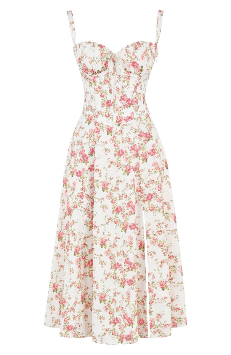 Slimzy Women's Floral Bustier Maxi Dress – product image 1 of 30