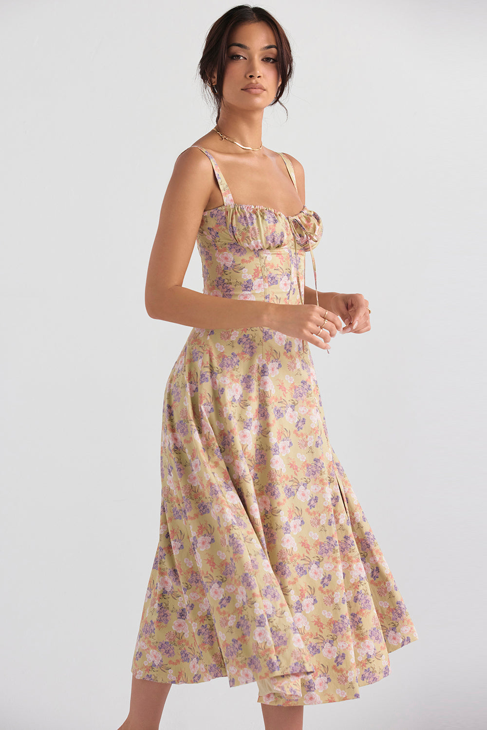 Slimzy Women's Floral Bustier Maxi Dress – product image 10 of 30