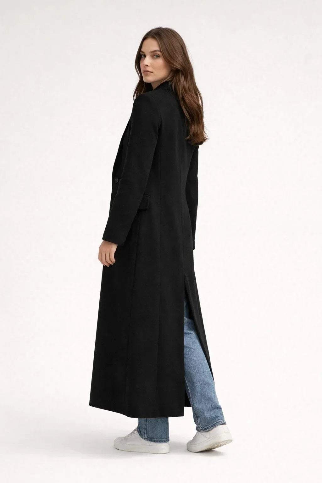 Sloane | Women's Tailored Longline Maxi Coat — product image 4
