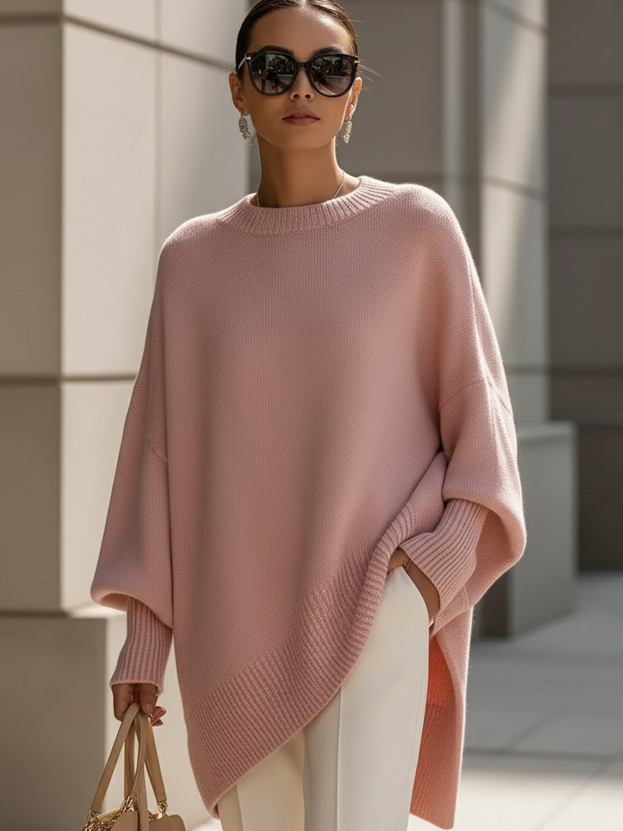Luxe | Women's Oversized Drape Knit Sweater