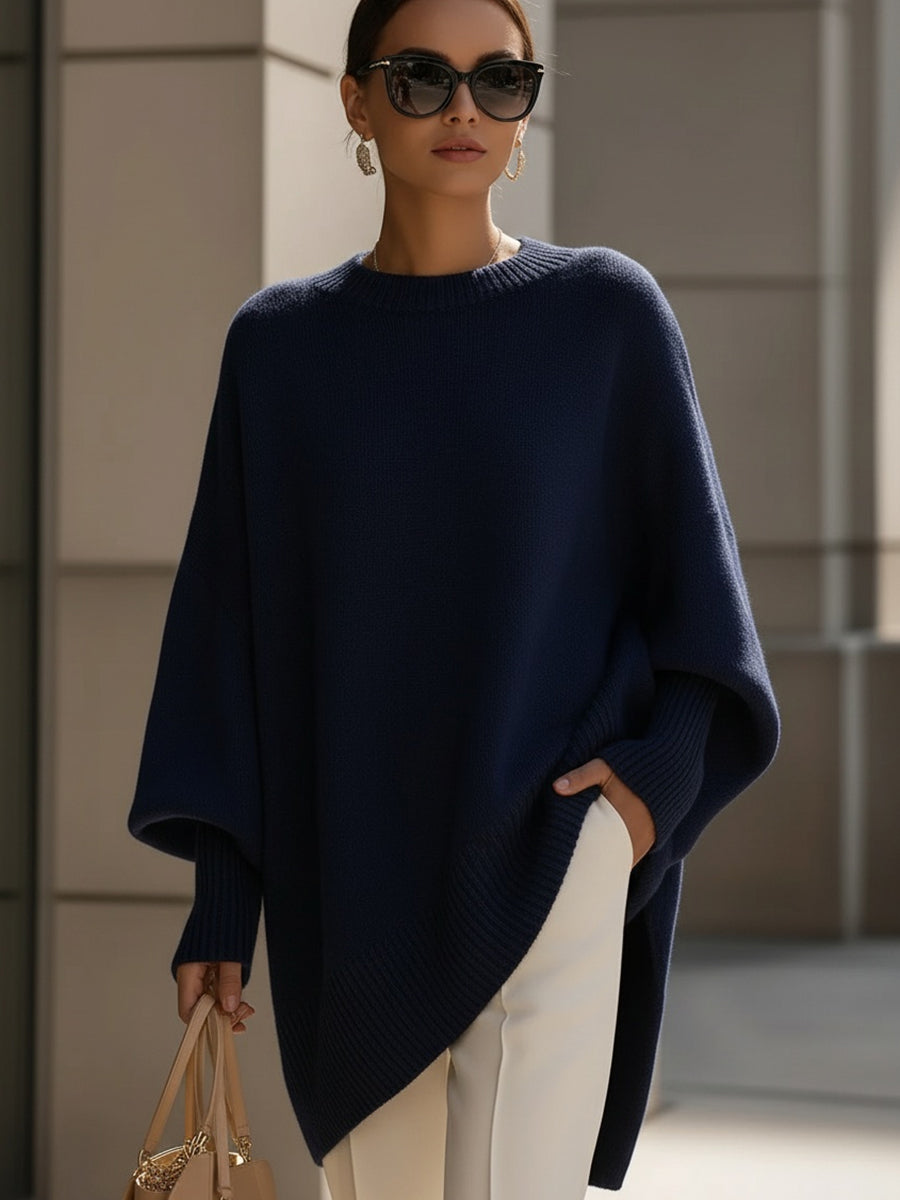 Luxe | Women's Oversized Drape Knit Sweater