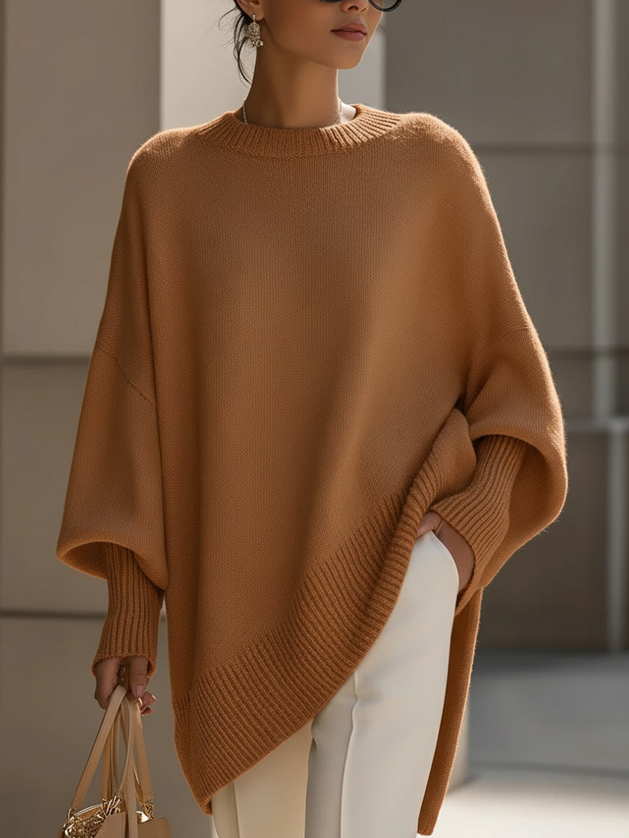 Luxe | Women's Oversized Drape Knit Sweater