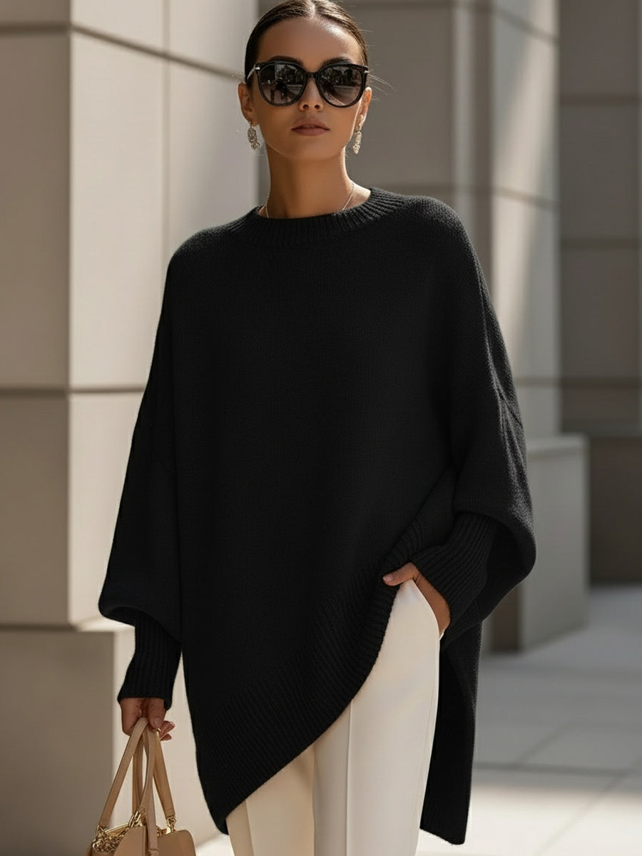 Luxe | Women's Oversized Drape Knit Sweater