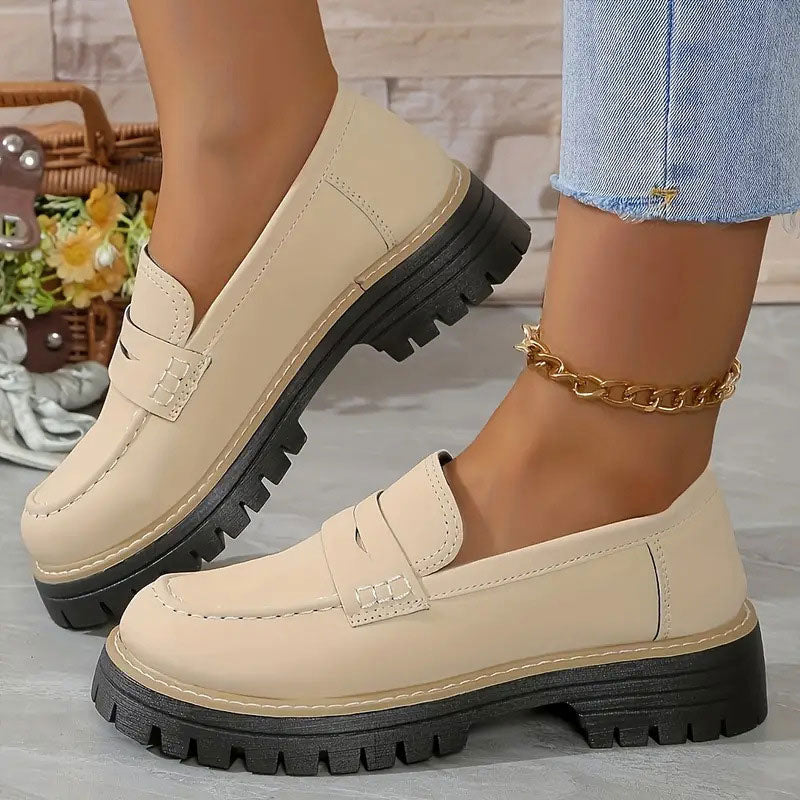 Avery | Women's Lug-Sole Platform Loafers — product image 7