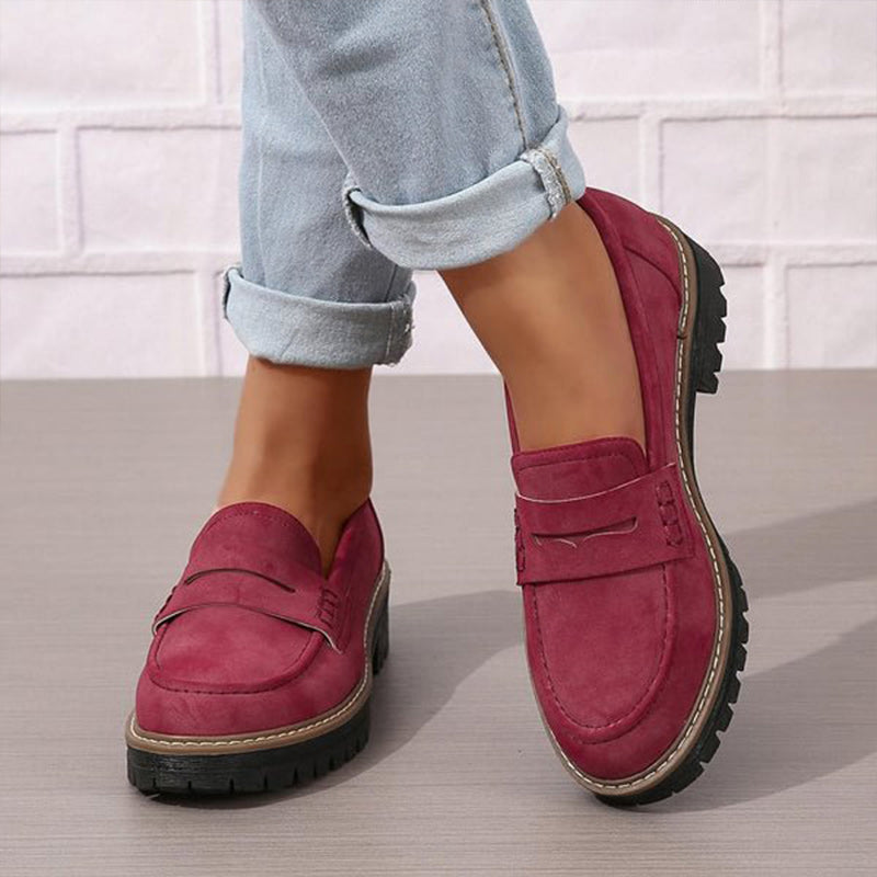 Avery | Women's Lug-Sole Platform Loafers — product image 8