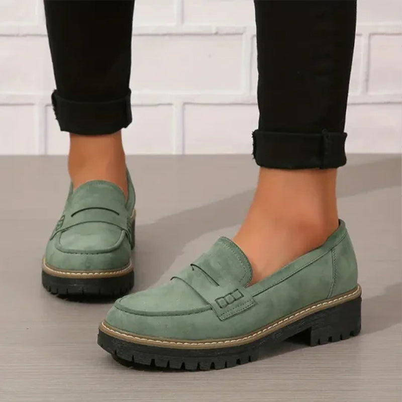 Avery | Women's Lug-Sole Platform Loafers — product image 9