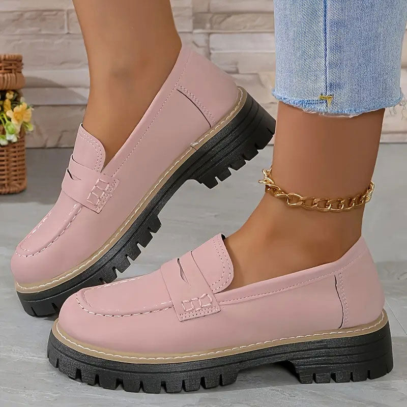Avery | Women's Lug-Sole Platform Loafers — product image 11