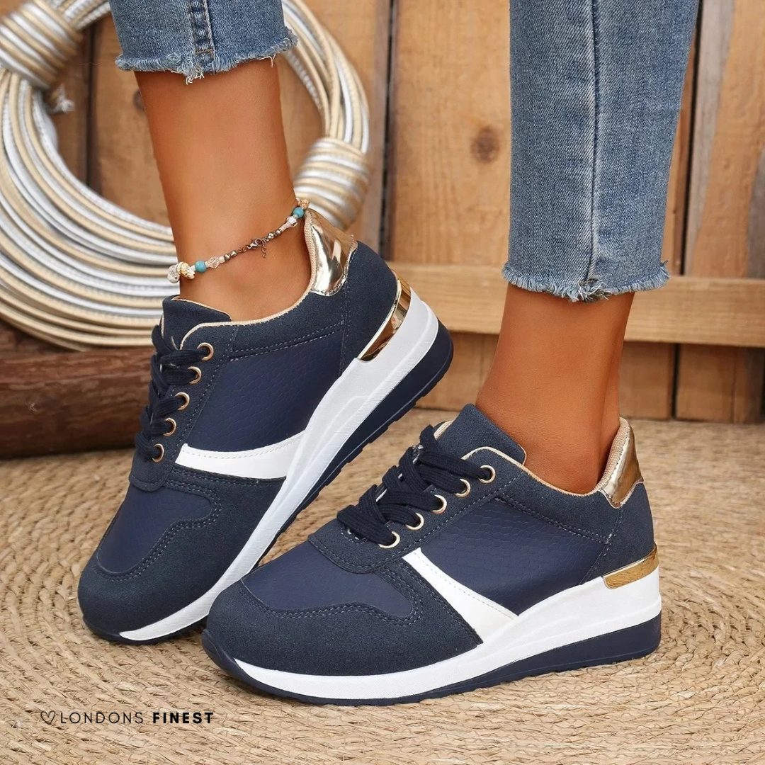 Brittany | Women's Lace-Up Platform Sneakers — product image 3