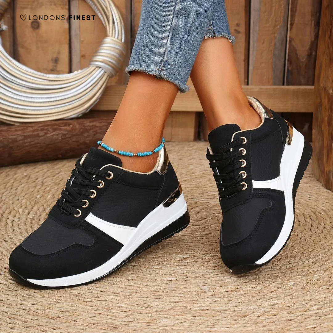 Brittany | Women's Lace-Up Platform Sneakers — product image 4