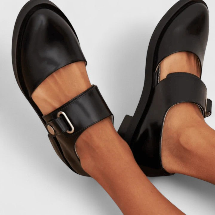 Darcy | Women's Buckled Mary Jane Block-Heel Shoes — product image 1