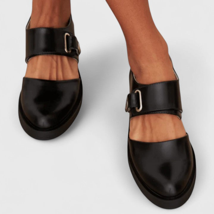 Darcy | Women's Buckled Mary Jane Block-Heel Shoes — product image 3