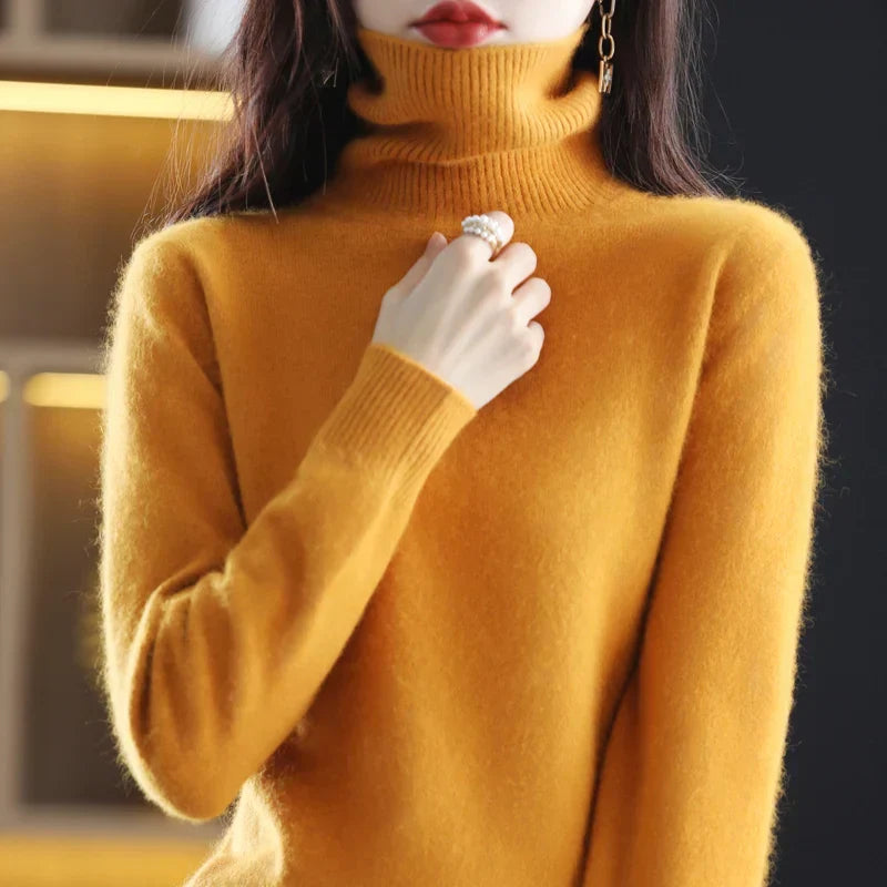 Elara | Women's Fitted Turtleneck Sweater — product image 5