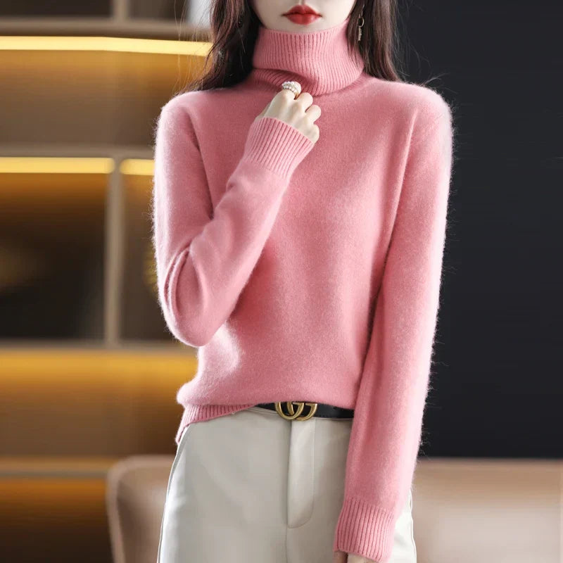 Elara | Women's Fitted Turtleneck Sweater — product image 6