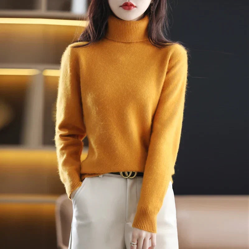 Elara | Women's Fitted Turtleneck Sweater — product image 7
