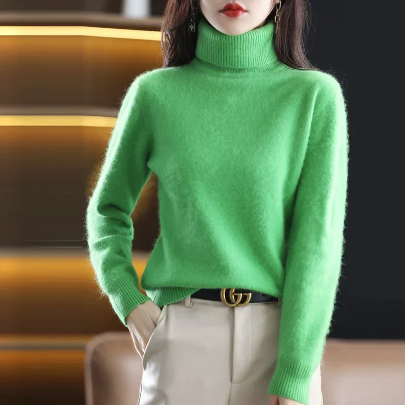 Elara | Women's Fitted Turtleneck Sweater — product image 8